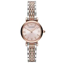 Emporio Armani AR11223 Moteriškas laikrodis ant riešo rožinio aukso spalvos/sidabras