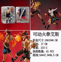 SHF Portgas D. Ace Ugnies Kumštis Veiksmo Figūrėlė - One Piece Marinefordo Karas Sąnarių Kolekcionuojamas Modelis Anime Kopija