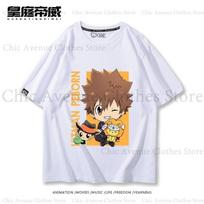Anime HITUnisex REBORN Series Kawaii Print Tshirt Cotton Summer Top Short Sleeve Tee Daily Clothing Clothes for Man S