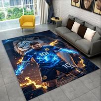 Goat Messi Football Sport Star Carpet Rug for Playroom Bedroom Living Room Sofa Home Decor,kids Game Area Rug Non-slip Floor Mat 40x60cm
