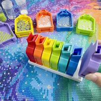 Sealed Diamonds Painting Tray Organizer For Diamonds Painting Accessories Storage Tools Glitter With Storage Box CN