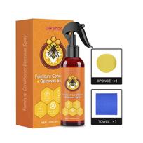 Furniture Beeswax Care Spray - Refurbishing, Cleaning, Anti - Cracking and Polishing Care Spray for Wooden Furniture and Floors 120ml boxed