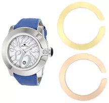 GLAM ROCK Moteriškas Laikrodis GR32080 Miami 44mm Šveicariškas Kvarcinis Baltas Silikonas