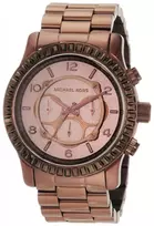 Michael Kors MK5543 Moteriškas Rožinio Aukso Spalvos Chronografinis Laikrodis 43mm