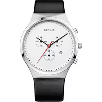 Bering Men's Classic Quartz Watch 40mm Stainless Steel Blue Dial Silver Mesh 14740-404