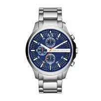 ARMANI EXCHANGE AX2155 Vyrų Analoginis Kvarcinis Laikrodis 46mm Nerūdijančio Plieno Juodas Ciferblatas