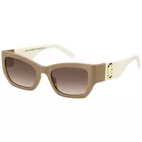 Moteriški akiniai nuo saulės THE MARC JACOBS MARC723S10A - Acetatinis rėmelis, polikarbonatiniai lęšiai, UV400 apsauga, 53 mm lęšio plotis