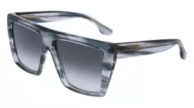 Victoria Beckham VB686S5615035 Moteriški Akiniai nuo Saulės Havana Rudi Gradientiniai Kvadratiniai Acetatas 56/15/145 mm