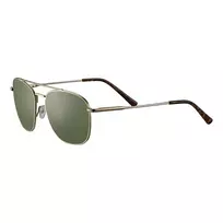 SERENGETI vyriški akiniai nuo saulės Nuvola SS598003-S – Pilot/Aviator, Gunmetal rėmelis, Drivers Brown fotochrominiai poliarizuoti lęšiai, 58/18/145 mm