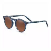 SERENGETI Unisex akiniai nuo saulės SS041005 – stačiakampis acetatinis rėmelis, fotochrominiai pilki poliarizuoti mineralinio stiklo lęšiai, 48 mm