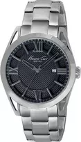 KENNETH COLE Vyriškas analoginis kvarcinis laikrodis IKC9372 44mm Nerūdijančio plieno tinklelis