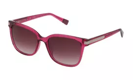 Furla SFU336 Moteriški Akiniai nuo Saulės - Havana Acetato Rėmelis su Gradientiniais Rudais Lęšiais - 55/18/135 mm