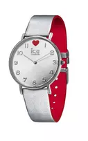 ICE Moteriškas laikrodis IC013375 Rožinis silikonas 36mm Kvarcinis