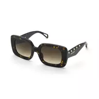 ZADIG & VOLTAIRE Moteriški Akiniai nuo Saulės SZV423-510743 - Juodas Acetato Rėmas, Pilki Gradientiniai Lęšiai