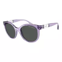 Armani Exchange Moteriški Akiniai Nuo Saulės AX4120S823687 Havana Square 54mm