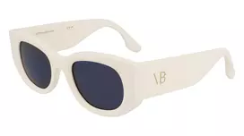 Victoria Beckham VB654S5022103 Moteriški Akiniai Nuo Saulės – Juodas Acetato Rėmelis, Pilki Polikarbonatiniai Lęšiai, 50 mm