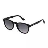 POLICE Vyriški Saulės akiniai SPLN85-520700 Havana Acetato Rėmelis Kvadratiniai Rudi Lęšiai 55mm
