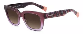 MISSONI Moteriški Akiniai nuo Saulės MIS0103S0T7HA Havana Brown Gradient 50mm