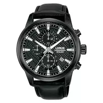 Lorus RM333HX9 Vyriškas Kvarcinis Analognis Laikrodis 43mm Nerūdijančio Plieno Juodas Ciferblatas