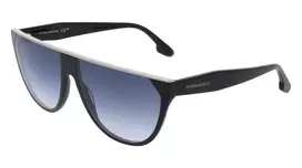Victoria Beckham VB682S Moteriški Akiniai Nuo Saulės Juodas Acetatas Pilki Lęšiai 61mm