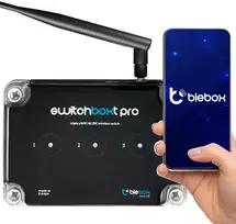 BLEBOX switchBoxT PRO išmanusis Wi-Fi jungiklis su temperatūros jutiklio įėjimu