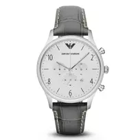 Emporio Armani AR1861 Vyriškas Nerūdijančio Plieno Chronografo Laikrodis 43mm