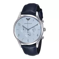 Armani AR1889 Vyrų Chronografinis Laikrodis 42mm Nerūdijantis Plienas Juodas Ciferblatas