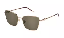 FURLA Moteriški katės akies akiniai nuo saulės SFU714-580300 juodi/pilki 58mm