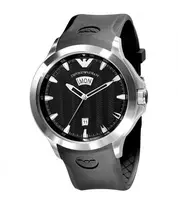 ARMANI AR0631 Vyriškas Chronografo Laikrodis Nerūdijančio Plieno 45mm