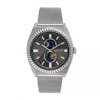 JASON HYDE MAN JH41005 40mm Quartz Stainless Steel Leather Watch Black