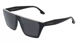 Victoria Beckham VB683S5812001 Moteriški Akiniai Nuo Saulės - Juodas Acetato Rėmelis, Pilki Lęšiai, 58mm