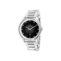 Vyriškas laikrodis Pierre Cardin CCP.5024 – 45 mm nerūdijančio plieno korpusas, juodas ciferblatas, juodas odinis dirželis