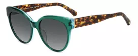 KATE SPADE Moteriški „Aubriella“ katės akies akiniai nuo saulės Havana Brown Gradient 55mm