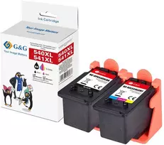 G&G Suderinamų rašalo kasečių rinkinys 2 vnt. Canon PG-540XL + CL-541XL (15087)