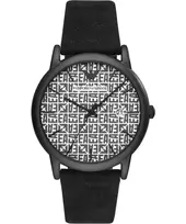 Armani vyriškas laikrodis AR11274 43mm mėlynas ciferblatas mėlynas odinis dirželis