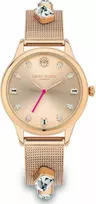 Daisy Dixon Moteriškas DD105RGM Kvarcinis Analoginis Laikrodis 35mm Rožinio Aukso Spalva