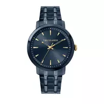 Trussardi vyriškas laikrodis R2453147007 41mm nerūdijantis plienas mėlynas ciferblatas
