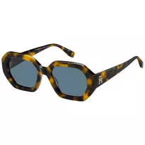 TOMMY HILFIGER Moteriški Akiniai Nuo Saulės TH-2155-S-EPZ - Havana Acetato Rėmelis, Rudi Gradientiniai Stiklai, 52mm