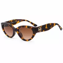 Michael Kors Moteriški MK-2253U Cat Eye Akiniai Nuo Saulės Juodi Pilkai Gradientiniai 53mm