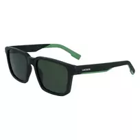 Lacoste L999S-301 vyriški akiniai nuo saulės, matinis žalias rėmelis, tamsiai žali lęšiai, 55/18/145 mm