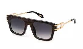 JUST CAVALLI Unisex Akiniai SJC096-5307TZ Havana Acetato Rėmelis Rudi Polikarbonato Lęšiai 53mm