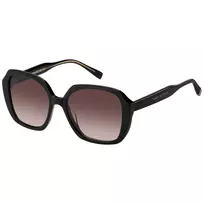 Tommy Hilfiger moteriški akiniai nuo saulės TH-2105-S-807 – juodas rėmelis, pilki lęšiai, 54 mm