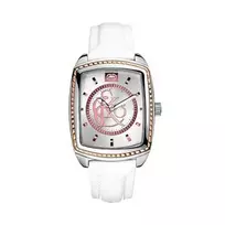 MARC ECKO Vyriškas kvarcinis analoginis laikrodis E95041G1 40mm nerūdijančio plieno korpusas juodas odinis dirželis