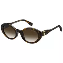 THE MARC JACOBS Moteriški katės akies formos akiniai nuo saulės MARC792FS086 Juodi/Pilkas gradientas 53mm