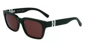 Lacoste vyriški stačiakampiai acetatiniai akiniai nuo saulės L6007S5418318 54/18/145 mm Žali