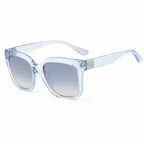 Michael Kors Moteriški Akiniai nuo Saulės MK2268UCORNFL - Rėmeliai iš Kukurūzų Mėlynumo Acetato, Pilki Gradientiniai Stiklai, 54 mm