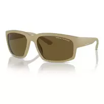 Armani Exchange AX4142SU83487 Vyriški Akiniai nuo Saulės Matinė Juoda Pilka 61mm