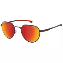 Carrera Ducati vyriški akiniai nuo saulės CARDUC036S003 – juodas rėmelis, pilki lęšiai, 52 mm
