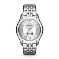 Armani AR1788 Vyriškas Kvarcinis Chronografo Laikrodis 43mm Juodas Ciferblatas Natūrali Oda