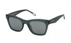 ZADIG & VOLTAIRE Moteriški Akiniai nuo Saulės SZV373-53T92G Havana Acetate Pilki Gradientiniai 53mm